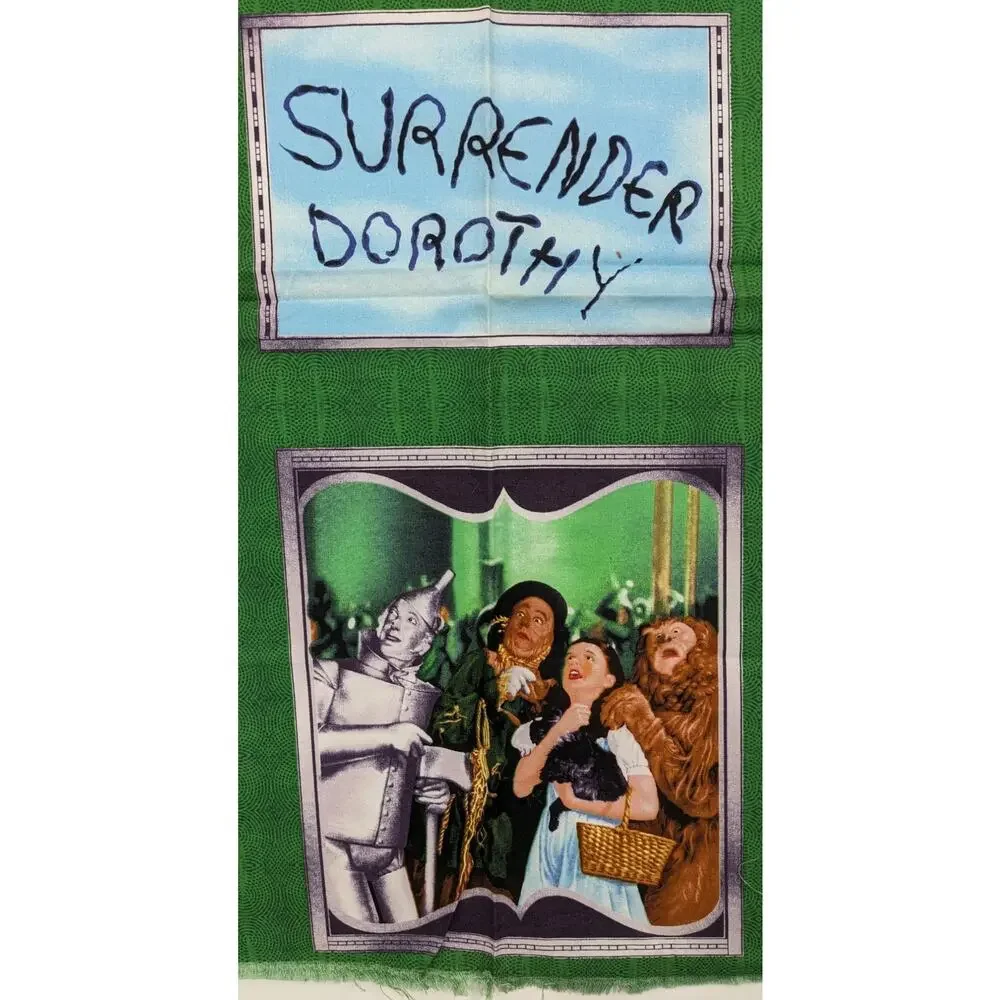 SALE! Set of 8 Cotton Fabric Blocks WIZARD OF OZ Turner Movie Quilting Treasures